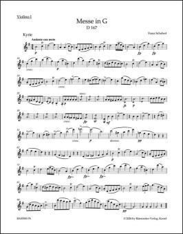 Messe G-Dur D 167 Standard