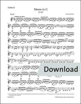 Messe G-Dur D 167 Download