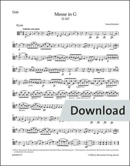 Messe G-Dur D 167 Download