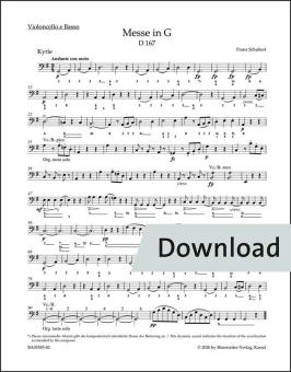 Messe G-Dur D 167 Download