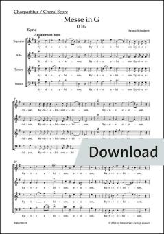 Messe G-Dur D 167 Download