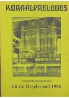 Orgelvriend 1986 Koraalpreludes 