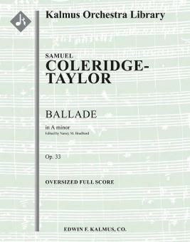 Ballade in A minor op. 33 