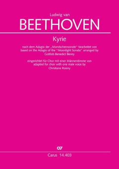 Kyrie nach dem Adagio der "Mondscheinsonate" (arr. Gottlob Benedict Bierey) Standard