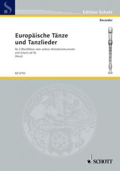 Europäische Tänze und Tanzlieder 