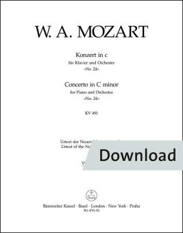 Konzert Nr. 24 c-Moll KV 491 Download