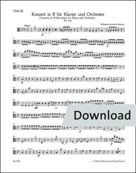 Konzert Nr. 15 B-Dur KV 450 Download