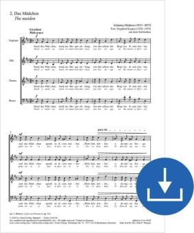 Das Mädchen op. 93a,2 Download