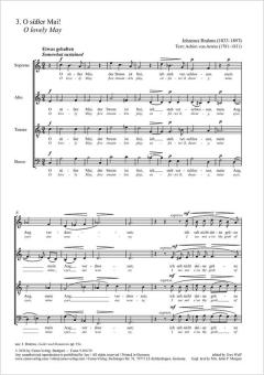 O süßer Mai! op. 93a,3 Standard