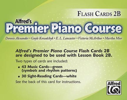 Premier Piano Course: Flash Cards, Level 2B 