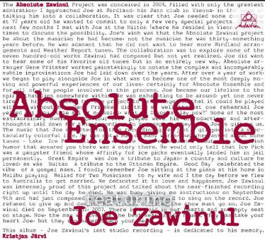 Absolute Zawinul 