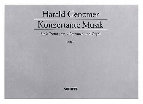 Konzertante Musik GeWV 420 