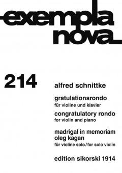 Gratulationsrondo - Madrigal in memoriam Oleg Kagan Download