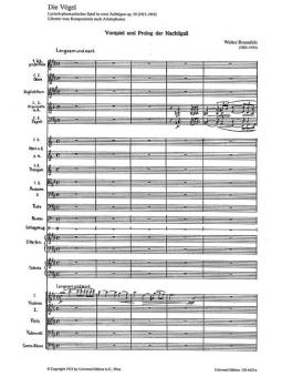 Die Vögel op. 30 