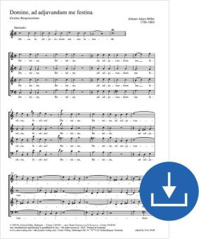 Domine, ad adjuvandum me festina Download
