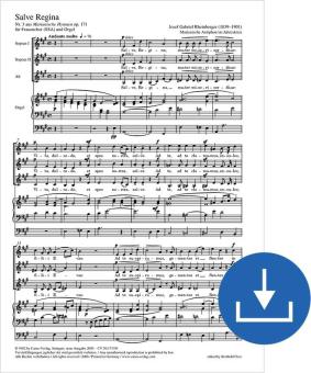 Salve Regina op. 171,3 Download