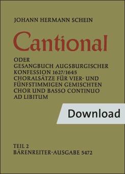 Cantional oder Gesangbuch Augsburgischer Konfession 1627/1645 2 Download