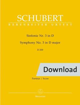 Sinfonie Nr. 3 D-Dur D 200 Download