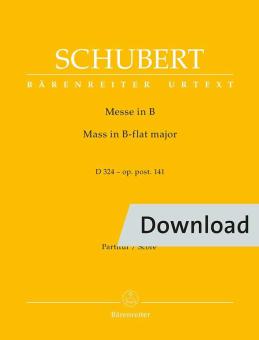Messe in B-Dur op. post. 141 D 324 Download