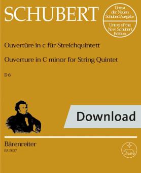 Ouvertüre (Quintett) in c-Moll D 8 Download