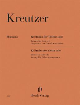 42 Etüden für Violine solo 