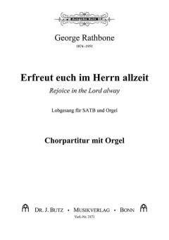 Erfreut euch im Herrn allzeit 