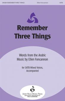 Remember Three Things 