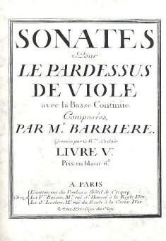Sonates op. 5 