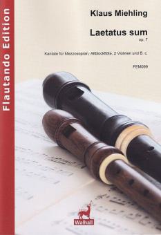 Laetatus sum op. 7 