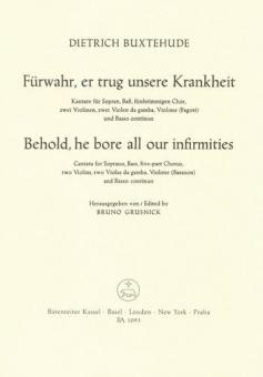 Fürwahr, er trug unsere Krankheit BuxWV 31 