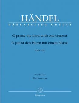 O preist den Herrn mit einem Mund HWV 254 Standard