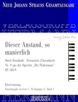 Die Fledermaus - Dieser Anstand, so manierlich (Nr. 9) Download