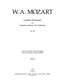 Laudate Dominum KV 339 
