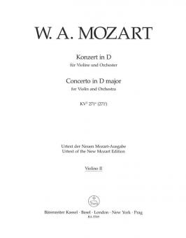 Konzert D-Dur KV 271a (271i) 