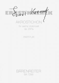 Akrostichon op. 237a 