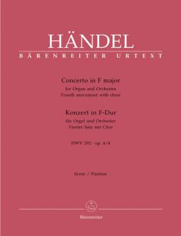 Konzert F-Dur op. 4/4 HWV 292 