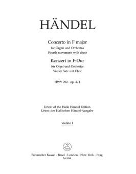 Konzert F-Dur op. 4/4 HWV 292 