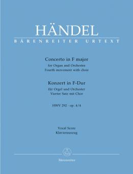 Konzert F-Dur op. 4/4 HWV 292 Standard
