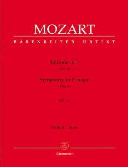 Sinfonie Nr. 6 F-Dur KV 43 