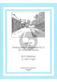 20 kleine Vortragsstücke Op. 73 No. 15 