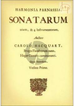 3 Sonatas from Harmonia Parnassia 