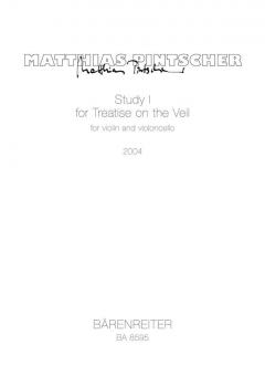 Study I for treatise on the veil Violine, Violoncello Standard