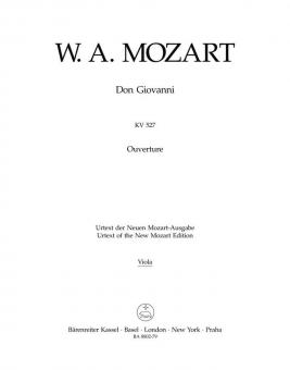 Ouverture zu 'Don Giovanni' KV 527 