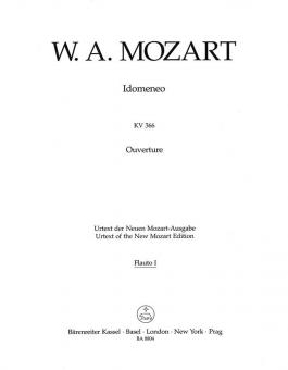 Idomeneo KV 366 Ouvertüre 