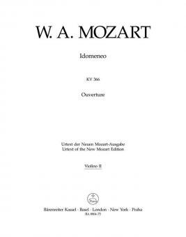Idomeneo KV 366 Ouvertüre 