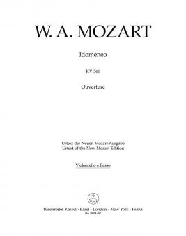 Idomeneo KV 366 Ouvertüre 
