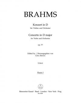 Konzert D-Dur op. 77 