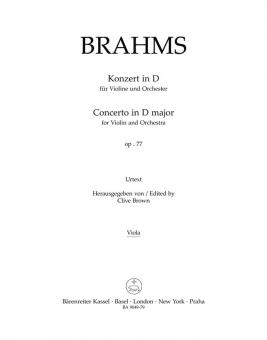 Konzert D-Dur op. 77 