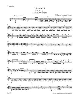 Sinfonie D-Dur nach der Serenade KV 250 (248b) 