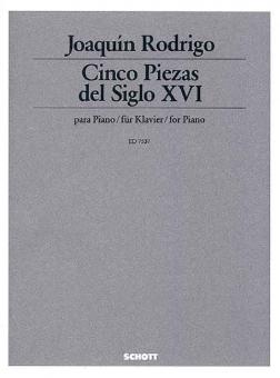Cinco piezas del siglo XVI 